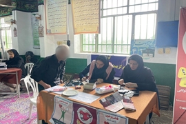 اجرای ویزیت رایگان در مسجد امام سجاد(ع) لاکان در چهارمین روز از برنامه‌های جهادی هفته بسیج